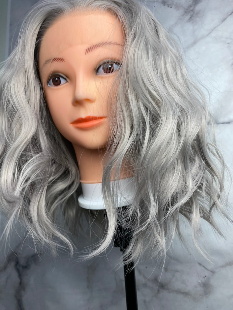 Grey Wig,Gray Wig,Short Gray Hairstyle,Silver Hair,Silver Grey Wig,Short Bob Hairstyle