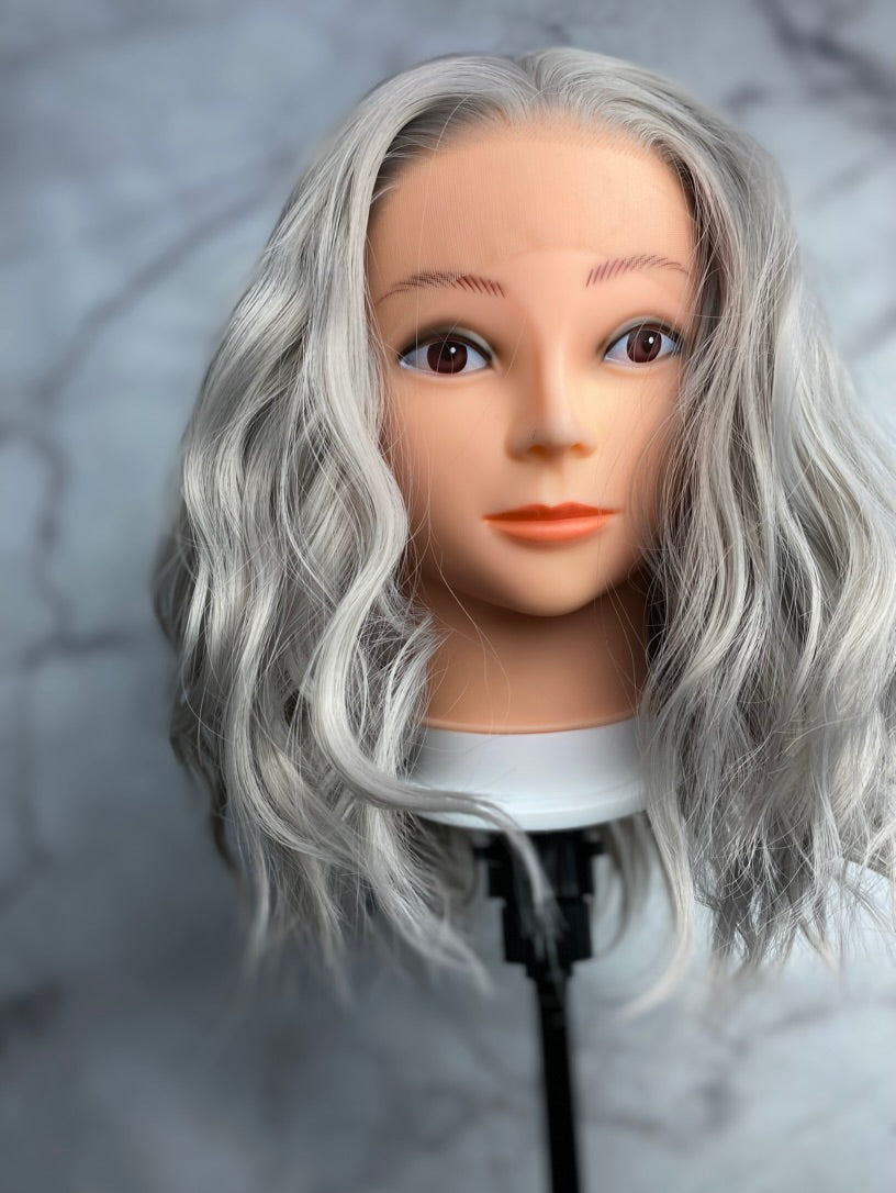 Grey Wig,Gray Wig,Short Gray Hairstyle,Silver Hair,Silver Grey Wig,Short Bob Hairstyle