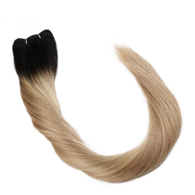 20" Straight Natural Human Hair Extensions Clip in 140g