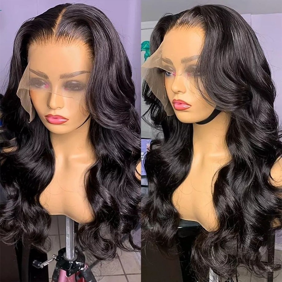 Body Wave Brazilian Human Hair 13x4 Full Hd Lace Front Wig