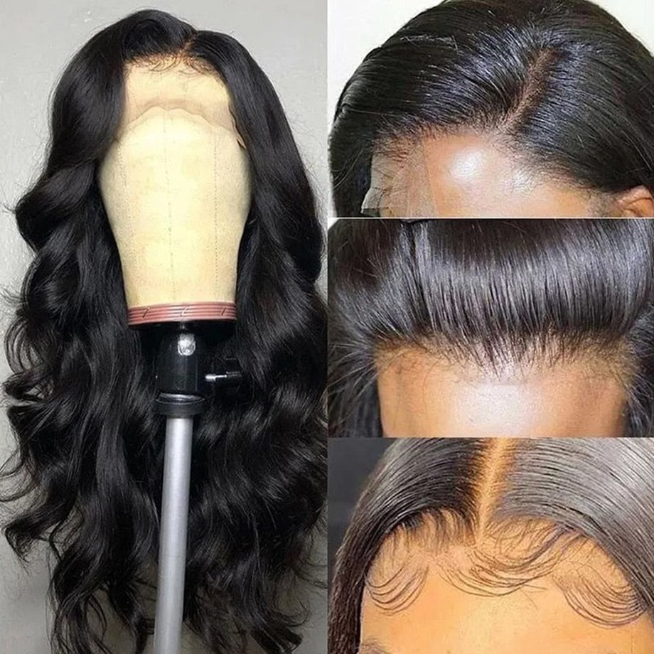 Body Wave Brazilian Human Hair 13x4 Full Hd Lace Front Wig