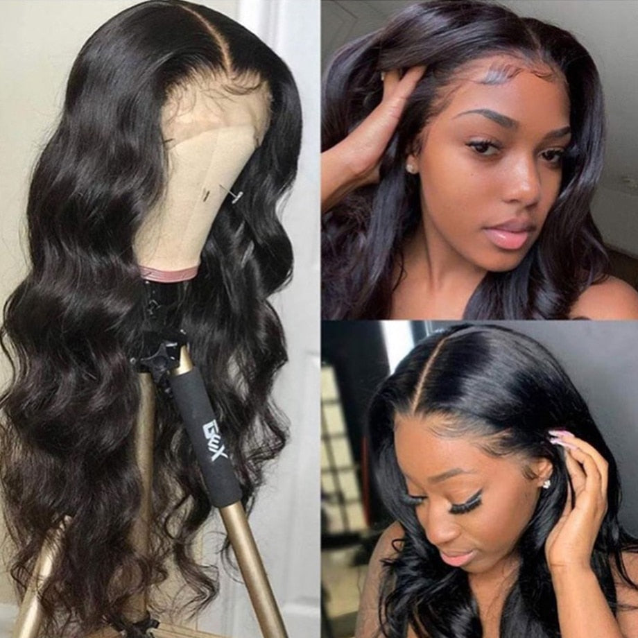 Body Wave Brazilian Human Hair 13x4 Full Hd Lace Front Wig