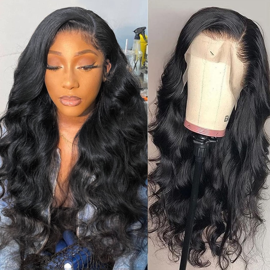 Body Wave Brazilian Human Hair 13x4 Full Hd Lace Front Wig