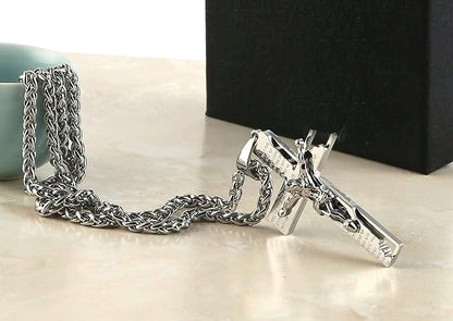 Men's Stainless Steel Cross Chain