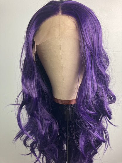 Purple Wigs For Women,Cosplay Wigs For DragQueen,Dark Purple Wig,Violet Purple Hair Wigs,Lace Front Wigs,Cosplay Purple Wig,Womens Hair Wig