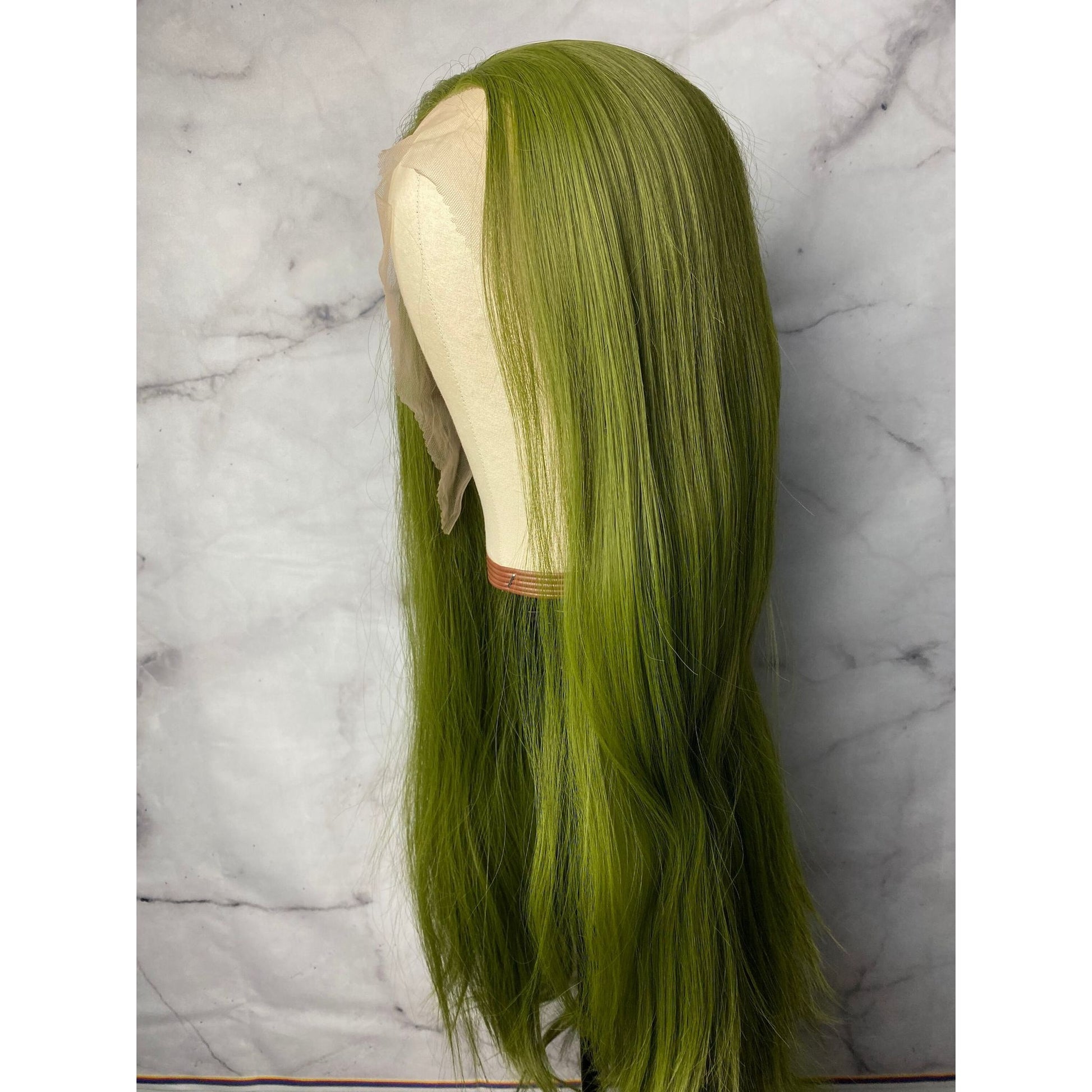 Olive Green Hair Wig, Dark Green Wig,Lace Front Wig