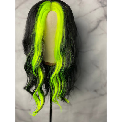 Billie Eilish Black and Green Wigs