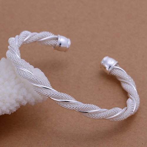 Cable Wire Twisted Cuff Bangle Bracelets&nbsp;