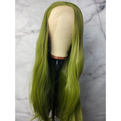 Olive Green Hair Wig, Dark Green Wig,Lace Front Wig