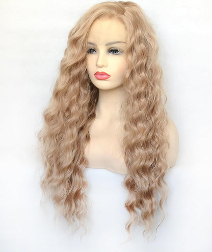 Ash Blonde Cosplay Lace Front Wigs