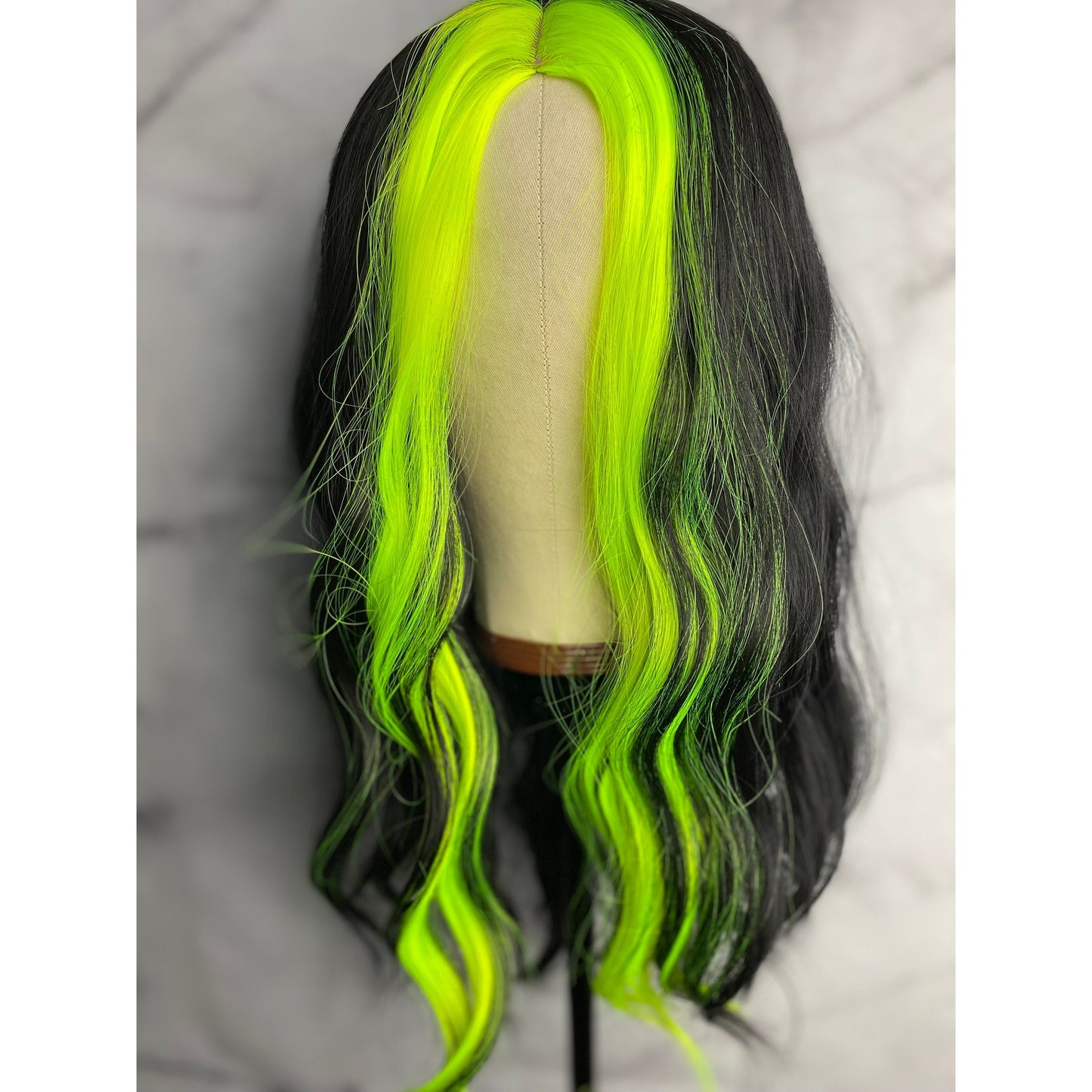 Billie Eilish Black and Green Wigs
