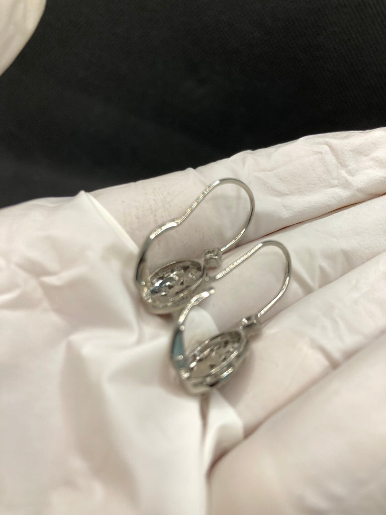 Diamond Accented Filigree Earrings