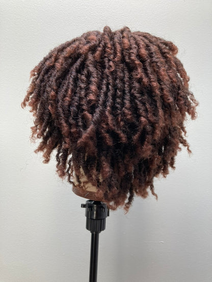 Ombre Brown Twist Dreadlock Wigs