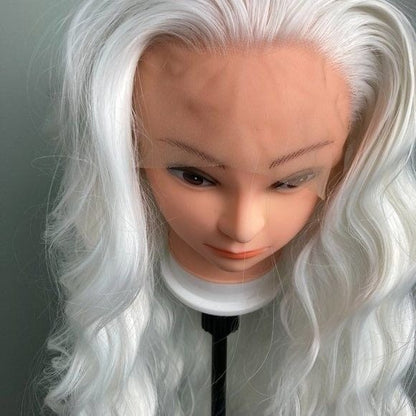 White Wigs Drag Queen,White Hair Wigs,White Blonde Wig| Platinum White Wig