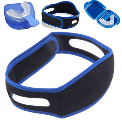 Sleep Apnea Chin Strap 2x Pack Snore Chin Strap,Snoring Mouthpiece Guard,Stop Snoring Snore Stopper,Anti Snoring Device