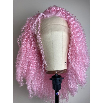 Pinky Kinky Curly Lace Front Wig