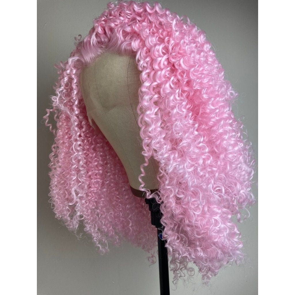 Pinky Kinky Curly Lace Front Wig