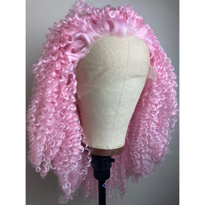 Pinky Kinky Curly Lace Front Wig