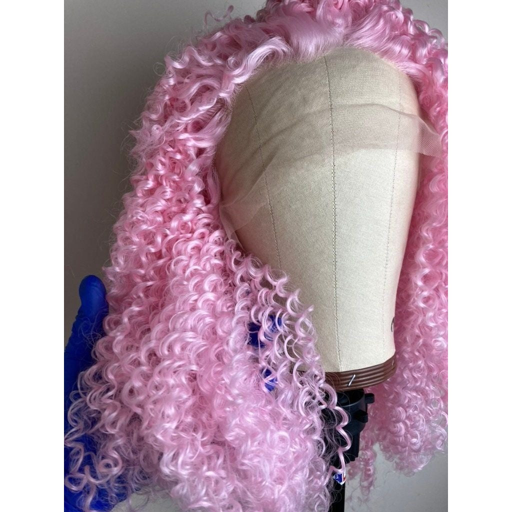 Pinky Kinky Curly Lace Front Wig