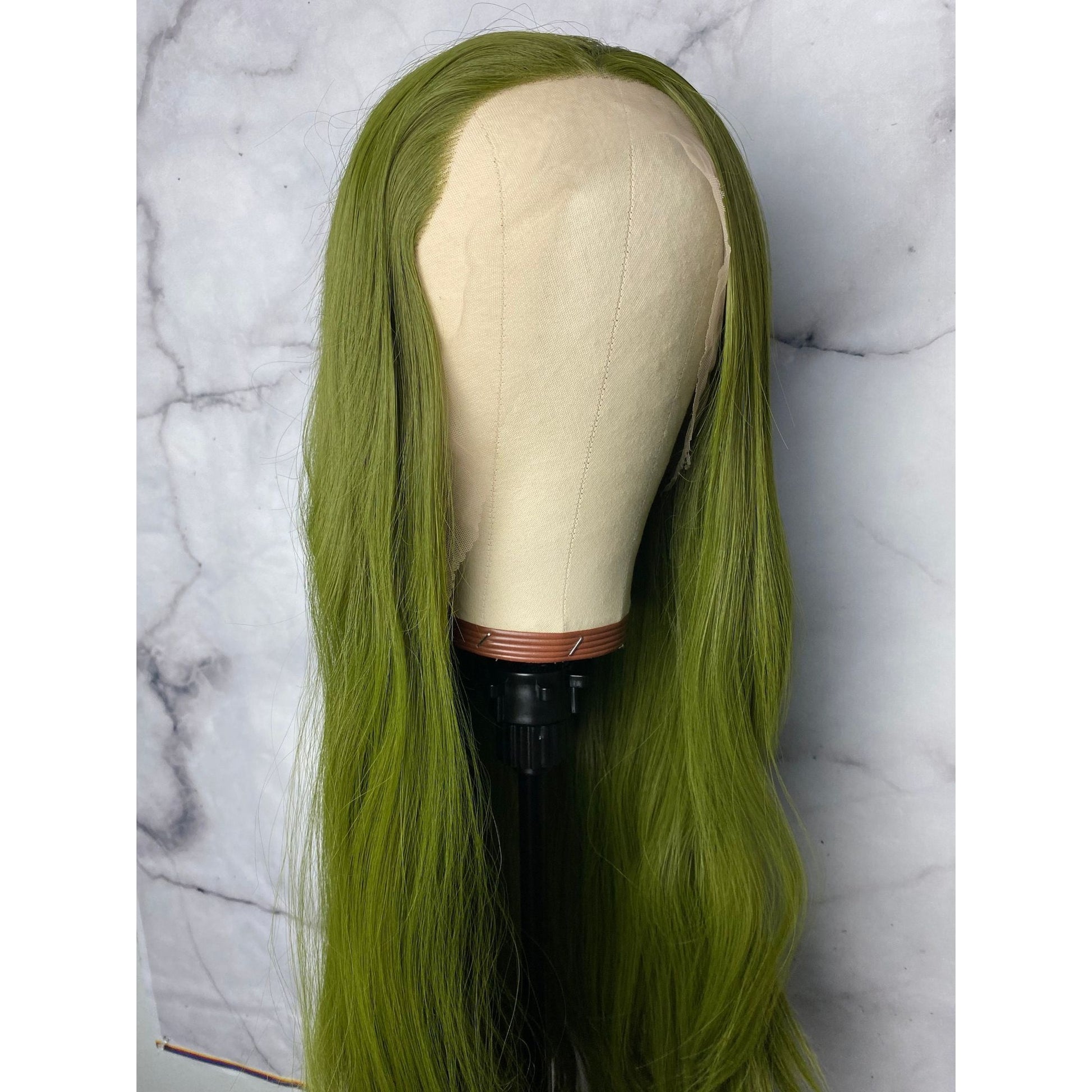 Olive Green Hair Wig, Dark Green Wig,Lace Front Wig