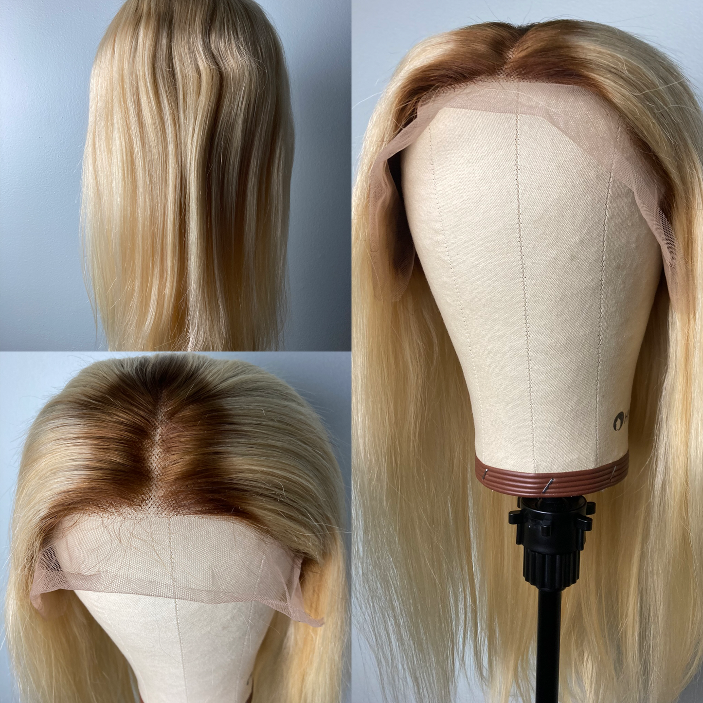 613 Ombre Blonde 13X6 Lace Front Human Hair Wig