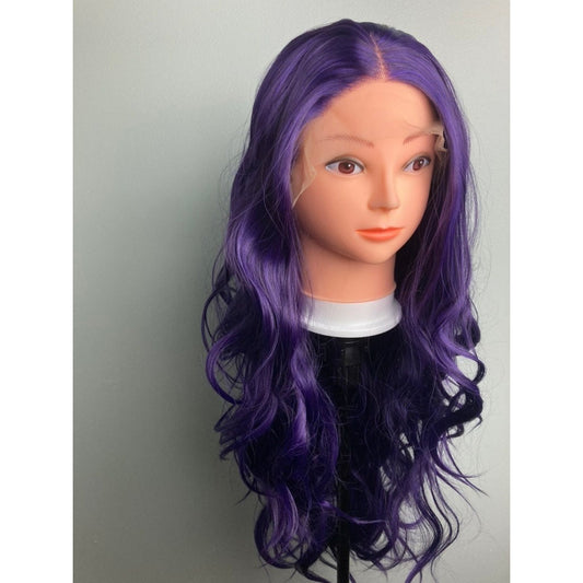 Purple Wigs For Women,Cosplay Wigs For DragQueen,Dark Purple Wig,Violet Purple Hair Wigs,Lace Front Wigs,Cosplay Purple Wig,Womens Hair Wig