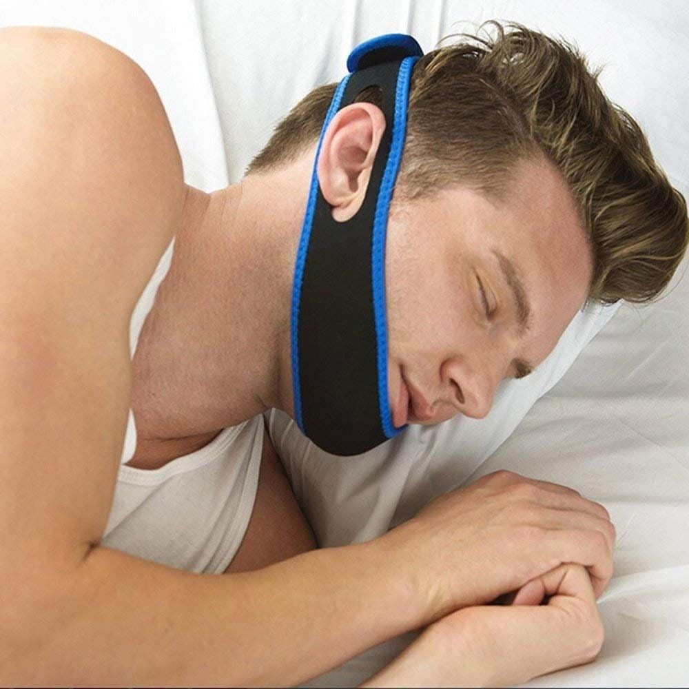 Sleep Apnea Chin Strap 2x Pack Snore Chin Strap,Snoring Mouthpiece Guard,Stop Snoring Snore Stopper,Anti Snoring Device