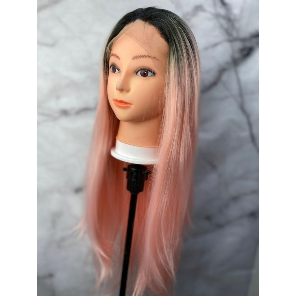 Straight Pink Wig,Pink Lace Wig,Lace Front Wig,Black Root Pink Wig,Pastel Pink Wig,Long Wavy Hair Wigs,Wigs For Women,Cosplay Wig,Drag WigStraight Pink Wig,Pink Lace Wig,Lace Front Wig,Black Root Pink Wig,Pastel Pink Wig,Long Wavy Hair Wigs,Wigs For Women,Cosplay Wig,Drag Wig