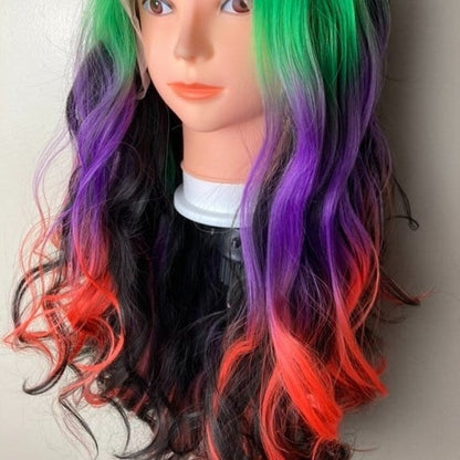 Mixed Colors Lace Front Wigs