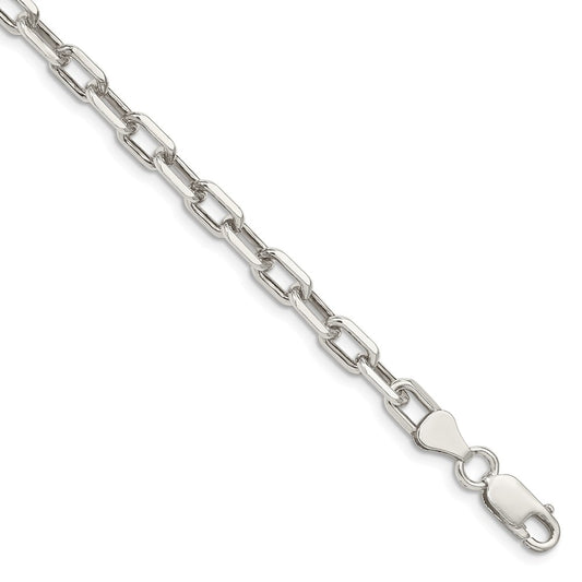 Solid 925 Sterling Silver 5.5mm Bracelet-Men Women Jewelry