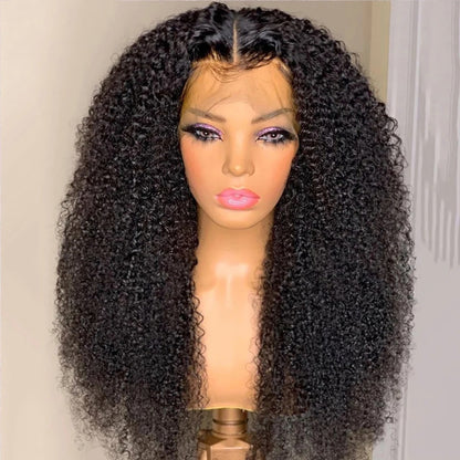 13x4 Kinky Curly Human Hair Lace Frontal Wig