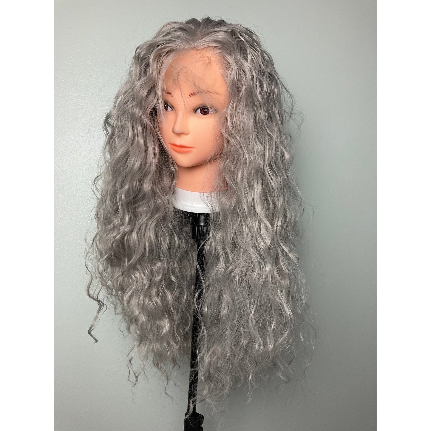 Grey Wig Silver Gray Wig Lace Front Wig