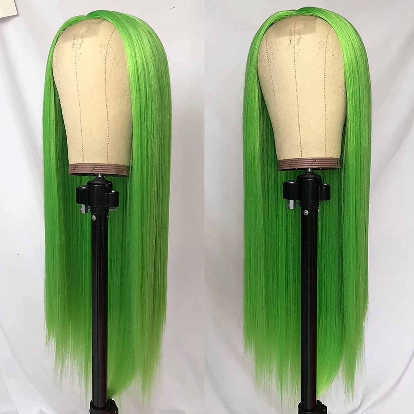 Middle Part Long Straight Lace Front Wigs