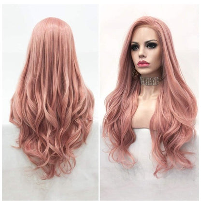 SheerBeauté 24inch Long Wavy Rose Lace Front Wig