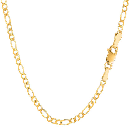 14K Yellow Gold 2.5MM Solid Figaro Link Chain NecklacesGold Jewelry,Mens JewelryWomens Jewelry,Fine Jewelry,Fashion Jewelry14K Gold Jewelry,Jewelry GiftsHoliday Gifts,Mothers Day Gifts,Fathers Day Gifts,Gifts for MomGifts for Dad,Gifts for Her,Gifts for Him,Fancy Jewelry