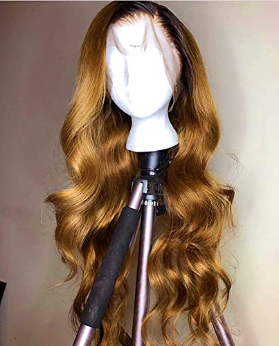 Honey Blonde Long Loose Wave Lace Front Wig