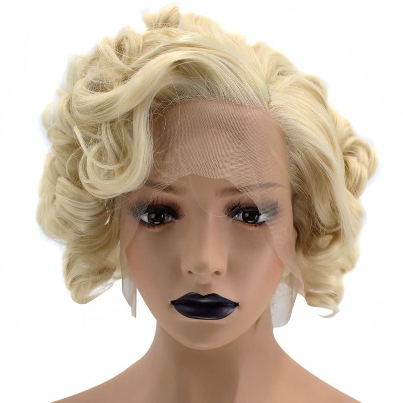 Light Platinum Blonde Lace Front Wig