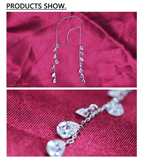 925 Sterling Silver Tassel Drop Earrings
