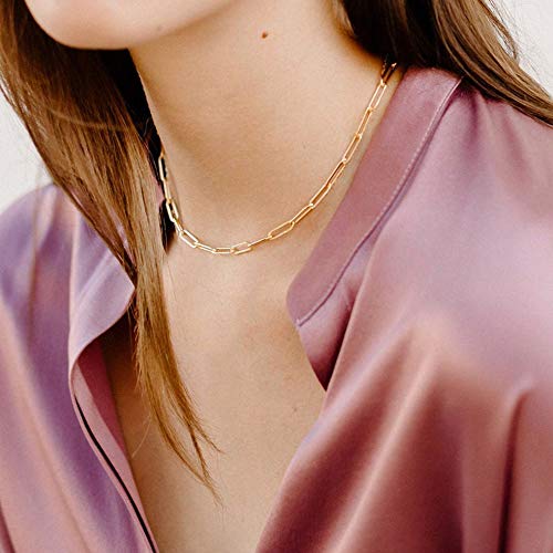 Gold Layering Initial Choker Necklaces for Women