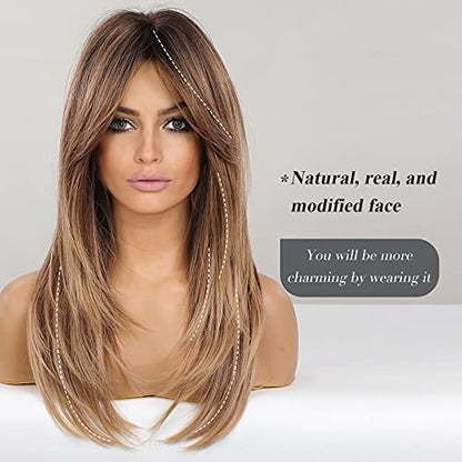 Long Middle Parting Wigs for Women