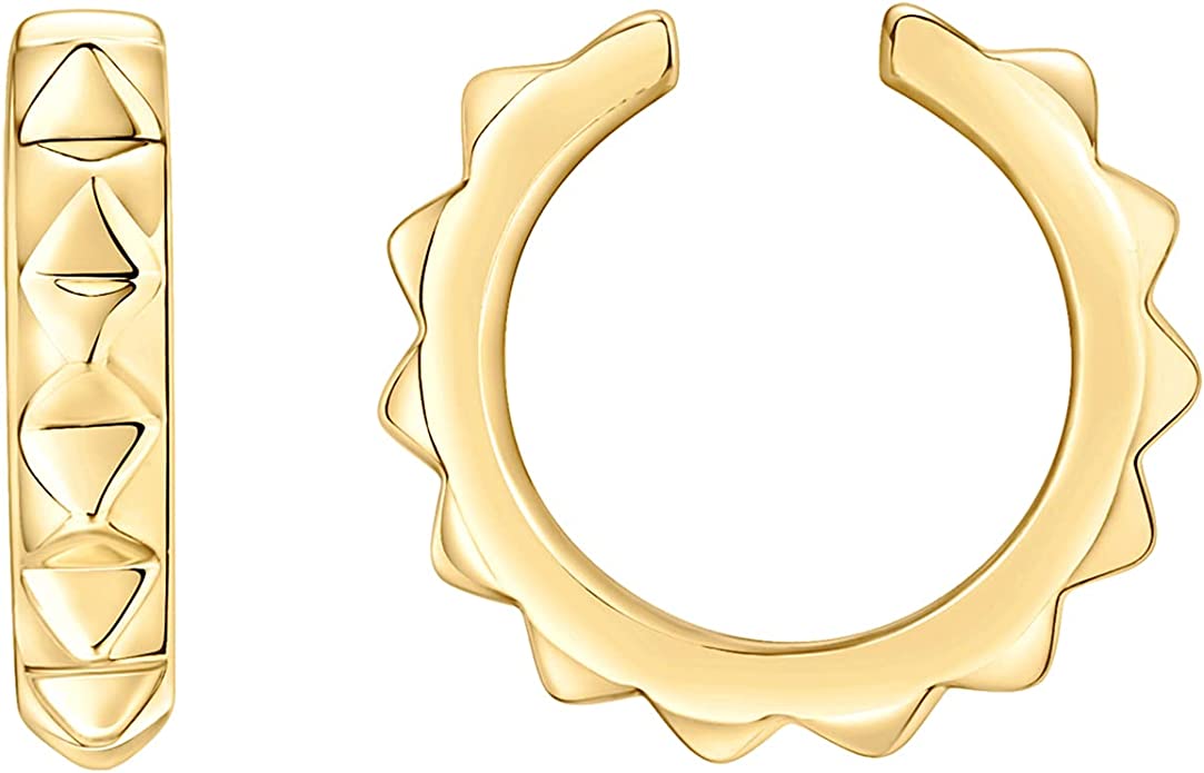 14K Gold Clip On Earrings