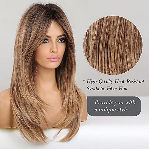 Long Middle Parting Wigs for Women