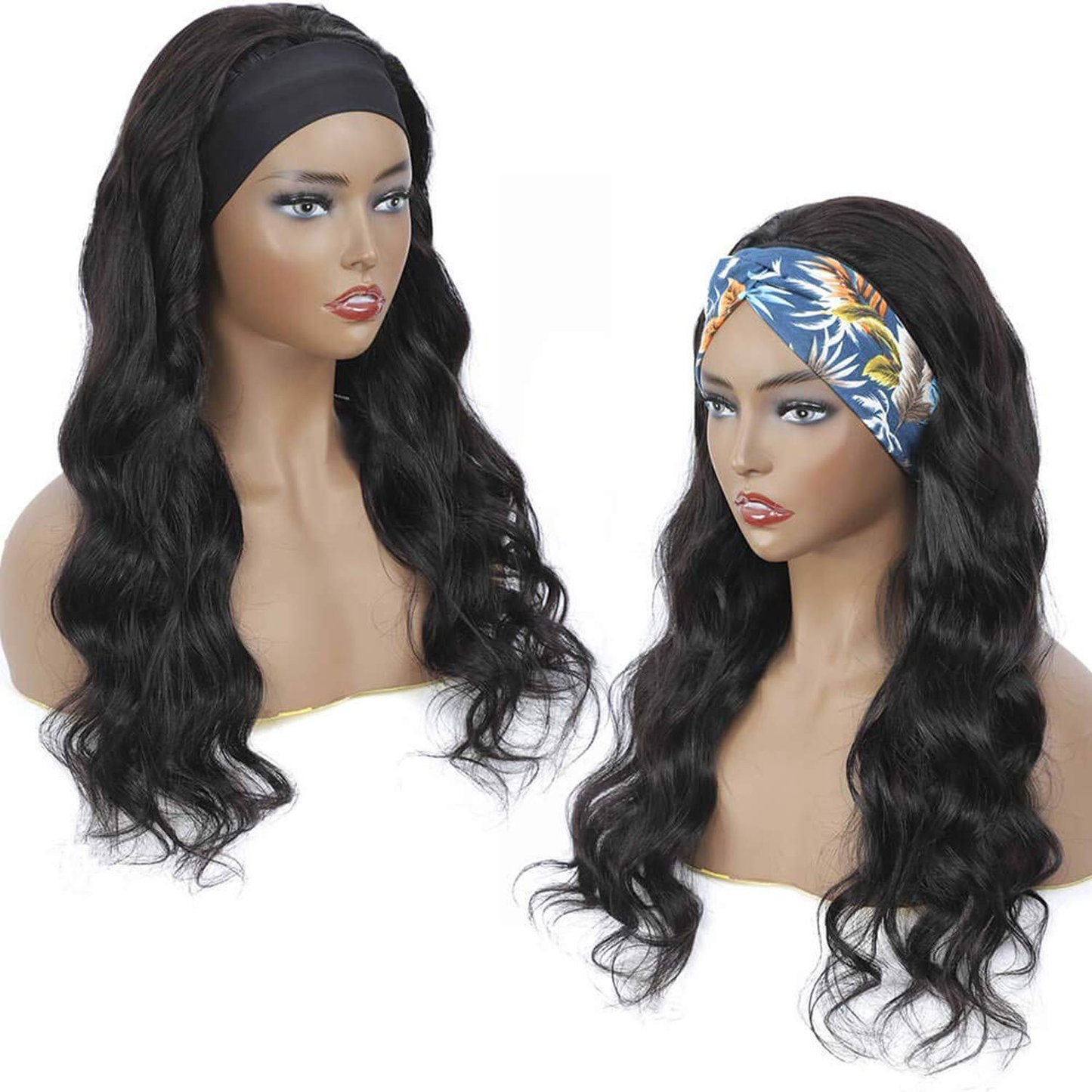 18 Inch Headband Wigs| Body Wave Human Hair Wig