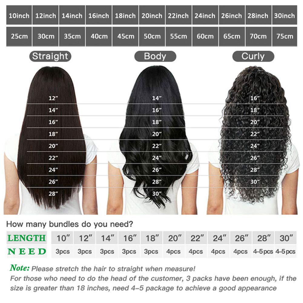  Body Wave Human Hair Weave |3 Bundles Blonde-Ombre Hair Extensions 