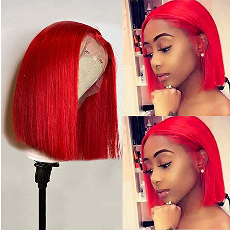 Short Bob Silky Straight Human Hair Wig