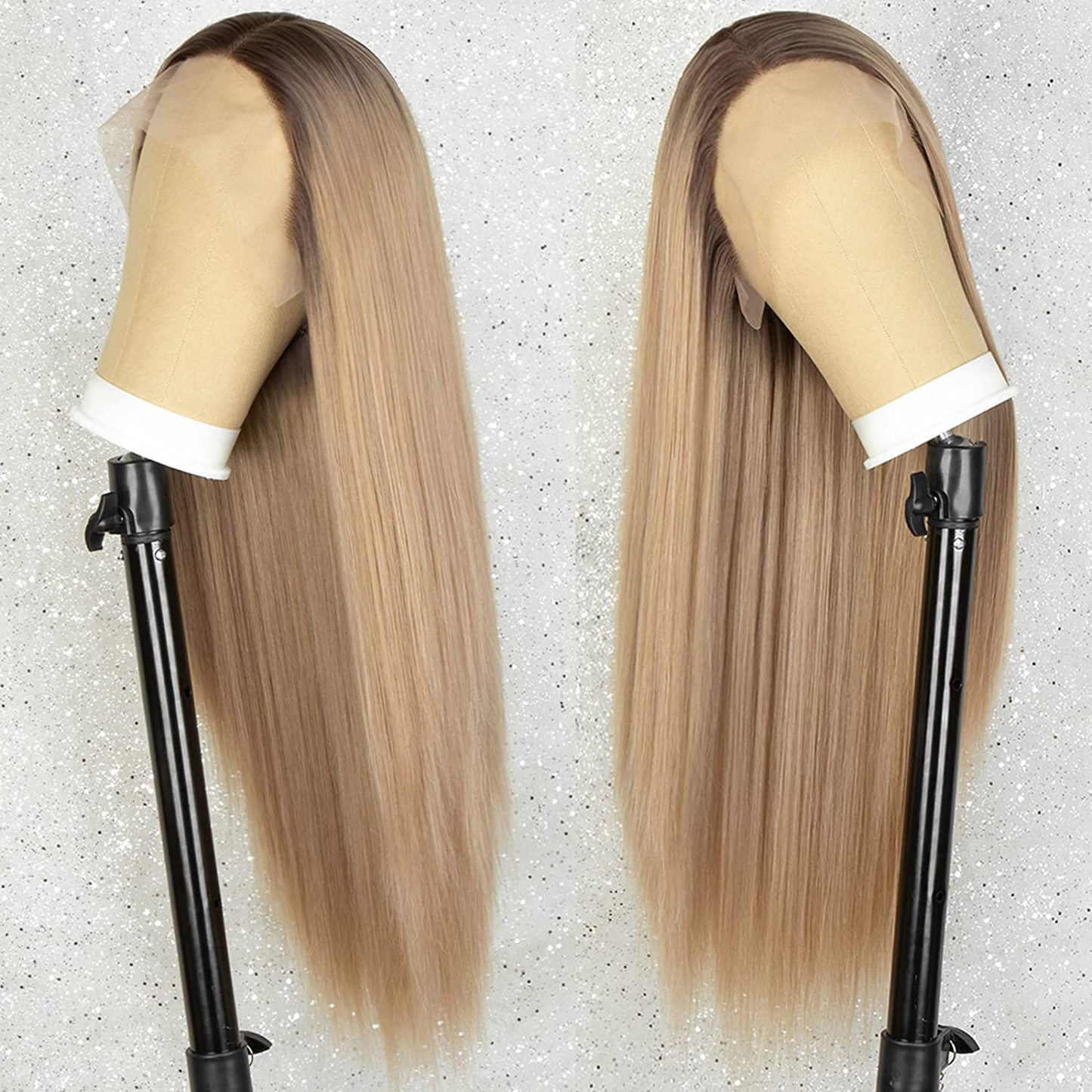 Ombre Blonde Lace Front Wigs for Women |22 Inches DragQueen13x3 Lace Wig 