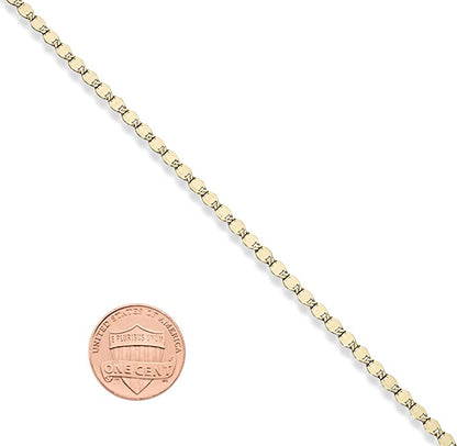 18K Gold Over 925 Sterling Silver Choker Necklace