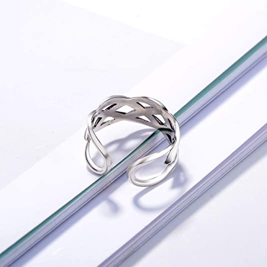 Vintage Celtic Knot 925 Sterling Silver Ring