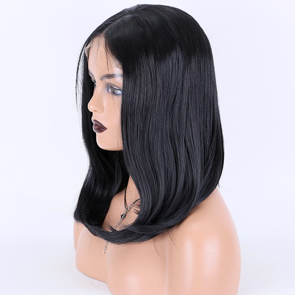 Short black hotsell hair straight