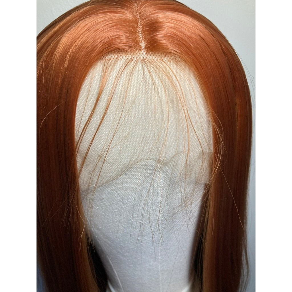 Ginger Orange Hair | Lace Front Wig|Straight Hair Wigs For Women
